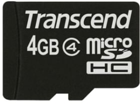 Transcend Memory Card MicroSDHC 4GB Class 4