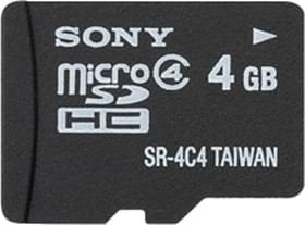 Sony 4GB MicroSD Memory Card SR-4N4/T (Class 4)