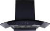 Elica iSMART GLACE FL HAC 90 LTW NERO Auto Clean Wall Mounted Chimney