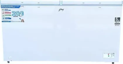 Godrej DH EPENTA 530D 2HCN RW 530 L Double Door Deep Freezer
