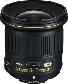 Nikon AF-S NIKKOR 20mm F/1.8G ED Lens