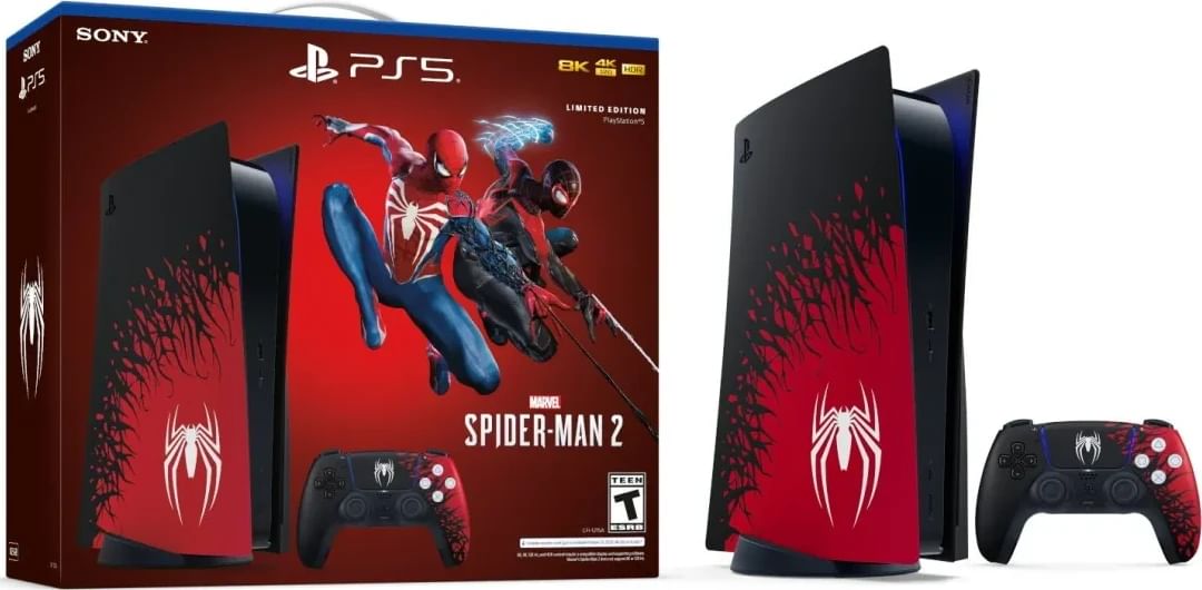 Sony PlayStation 5 (PS5) Spider-Man 2 Limited Edition Gaming Console Price  in India 2024, Full Specs & Review