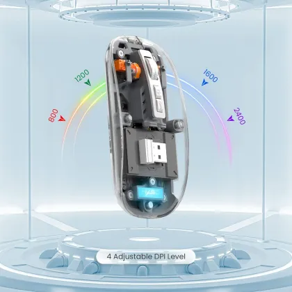 Astrill Transparent Wireless Mouse - image 5