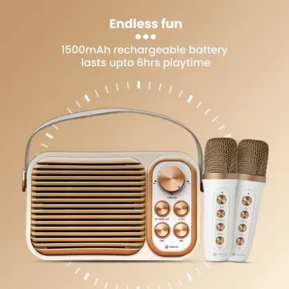 Toreto Retro Mini 14W Bluetooth Speaker