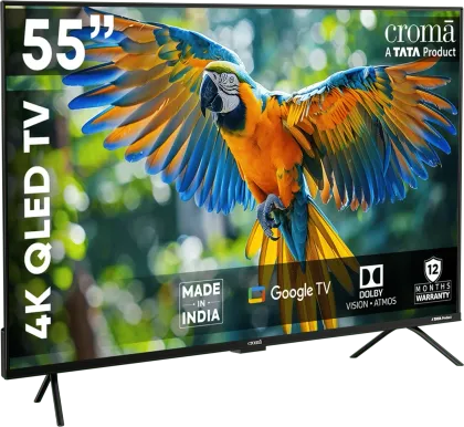 Croma CREL055UGQ331852 55 inch Ultra HD 4K Smart QLED TV