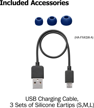 JVC HA-FX41W Wireless Neckband