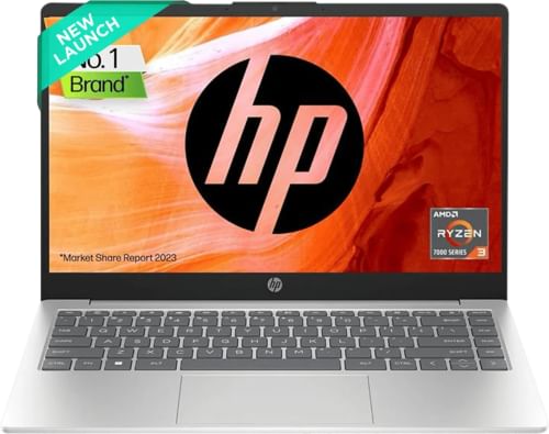 HP 14-em0243AU Laptop (AMD Ryzen 3 7320U/ 8GB/ 512GB SSD/ Win11 Home)