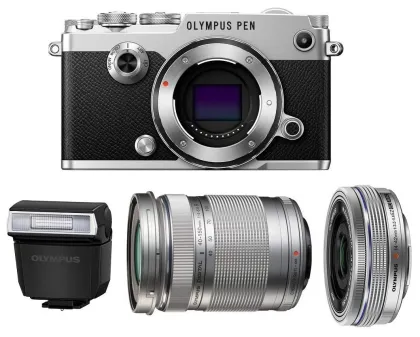Olympus Pen-F Mirrorless Camera (ED 14-42mm & EZ & 40-150mm Olympus Pen-F Mirrorless Camera (ED 14-42mm & EZ & 40-150mm
