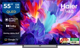 Haier H6G 55 inch Ultra HD 4K Smart QLED TV (55H6G)