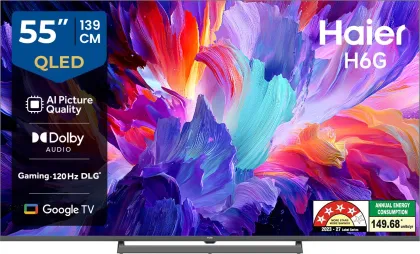 Haier H6G 55 inch Ultra HD 4K Smart QLED TV (55H6G)