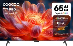 Coocaa Y74 Pro 65 inch Ultra HD 4K Smart QLED TV (65Y74 Pro)
