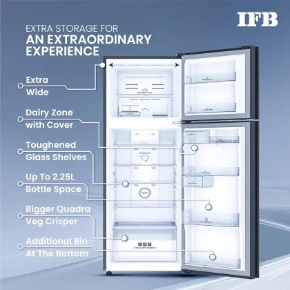 IFB IFBFF-3362IKG 285 L 2 Star Double Door Refrigerator