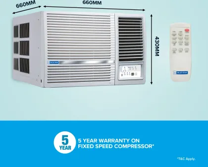 Blue Star WFE318L 1.5 Ton 3 Star 2025 Window AC