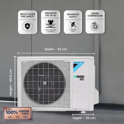 Daikin FTKL90UV16L 2.6 Ton 4 Star 2024 Inverter Split AC