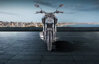 Yamaha FZ-X Matte Titan and Dark Matte Blue