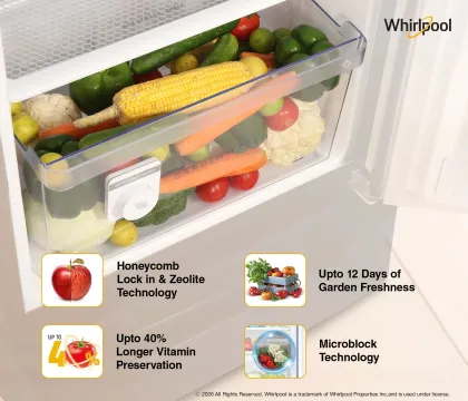 Whirlpool 215 VMPRO ROY INV Gravity Black-Y 192 L 5 Star Single Door Refrigerator