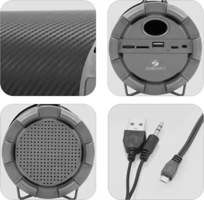 Zebronics barrel 5 W Bluetooth Speaker