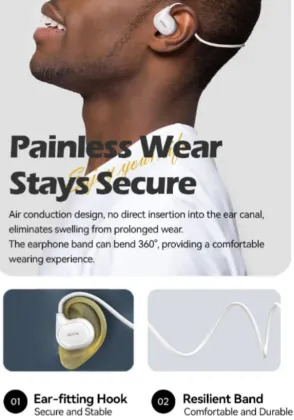 WK Life VC07 Zeron Air Conduction Wireless Headset