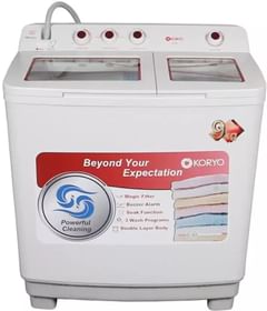 Koryo KWM9017SA 9 kg Semi Automatic Top Load Washing Machine
