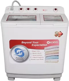 Koryo KWM9017SA 9 kg Semi Automatic Top Load Washing Machine
