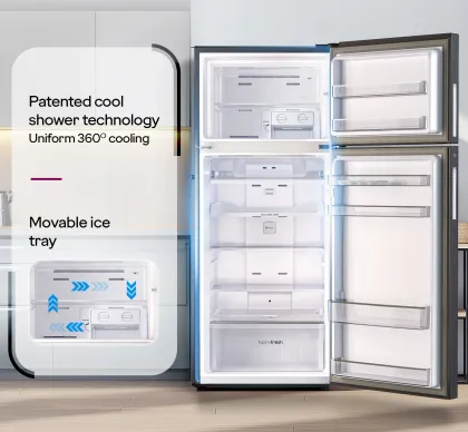 Godrej RF EON 438AN RCI MT BK 436 L 1 Star Double Door Refrigerator