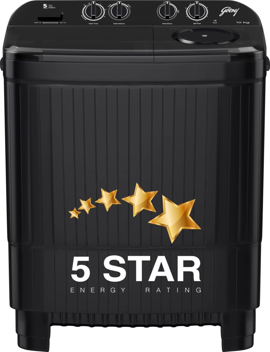 Godrej WSEDGE NEO 100 5 0 PB3 SLGR 10 Kg Semi Automatic Washing Machine 