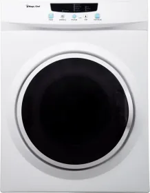 Magic Chef MCSDRY35W 3.5 cu ft Fully Automatic Front Load Dryer