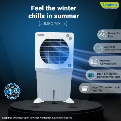 Symphony Jumbo XL Plus 75 L Desert Air Cooler