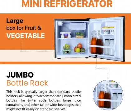 Power Guard PG-DC-50 47 L 2 Star Single Door Mini Refrigerator