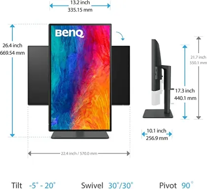 BenQ PD2506Q 25 inch Quad HD Monitor