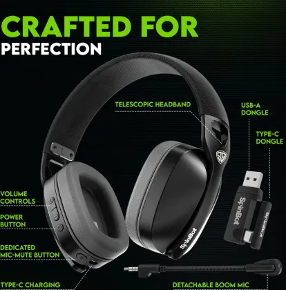 SpinBot Ranger HX500 Wireless Headphones