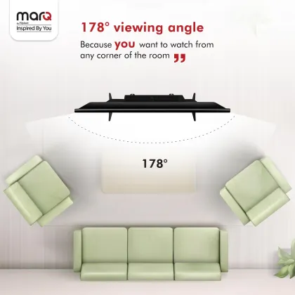 MarQ by Flipkart 24HDCDQEE1B 24 inch HD Ready Smart LED TV