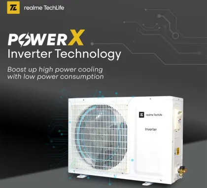 Realme TechLife 103IAA26WRMS 1 Ton 3 Star 2026 Inverter Split AC