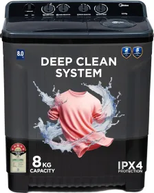 Midea MWMSA080PPG 8 Kg Semi Automatic Washing Machine