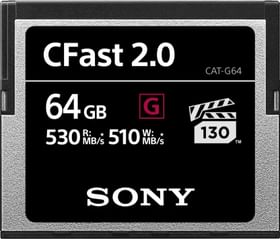 Sony Cfast 2.0 Cat-G64 64 GB Class 10 530 Mb/s Memory Card