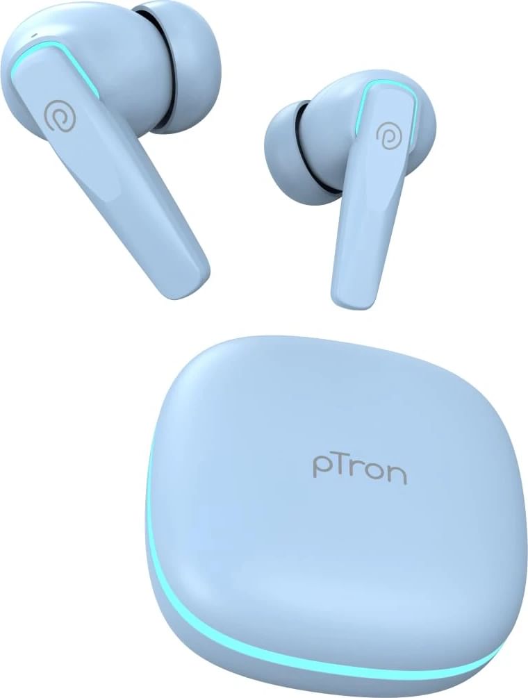 pTron Basspods Torq Gaming TWS Earbuds (Black) - pTron India