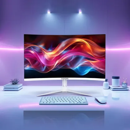 iVOOMI IV-2223 22 inch Full HD Curved Monitor