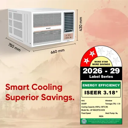 Sharp AF-WA22F2X-SCN 2 Ton 2 Star 2026 Window AC