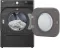 LG DLEX8900B 9 cu ft Fully Automatic Front Load Dryer