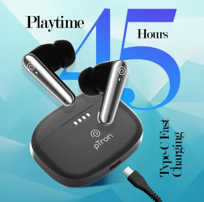 pTron Bassbuds Prism True Wireless Earbuds