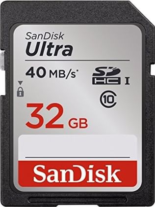 SanDisk Ultra SDHC 32 GB UHS-I Class 10 Memory Card 40 MB/s (SDSDUN-032G-G46)
