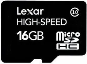 Lexar MicroSDHC 16GB Memory Card (Class 10)