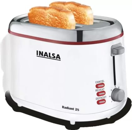 Inalsa Radiant 2S 850 W Pop Up Toaster