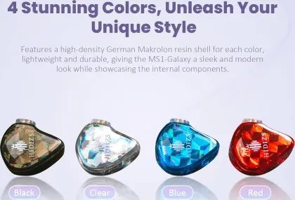 Hidizs MS1 Galaxy Wired Earphones (Without mic)