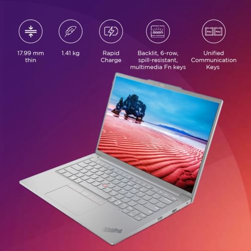 Lenovo ThinkPad E14 21JKS1FR00 Laptop (13th Gen Core i7/ 16GB/ 512GB SSD/ DOS)