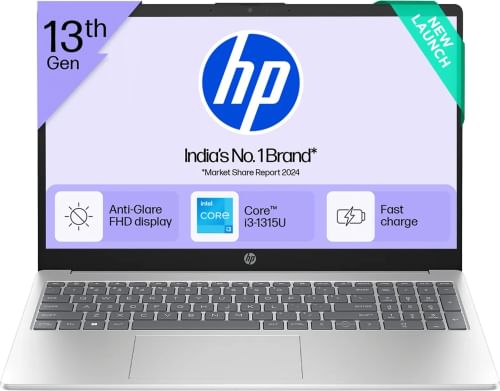 HP 15-fd0691TU Laptop (13th Gen Core i3/ 12GB/ 512GB SSD/ Win11 Home)