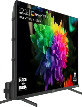 Croma CREL043UGL333850 43 inch Ultra HD 4K Smart LED TV