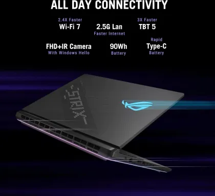 Asus ROG Strix SCAR 16 2025 G635LW-RW157WS Gaming Laptop (Intel Core Ultra 9 275HX/ 32GB/ 2TB SSD/ Win11/ 16GB RTX5080 Graph)