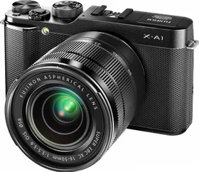 FUJIFILM XA-1 WITH XC 16-50MM F 3.5-5.6 OIS ZOOM LENS BLACK WITH VAT BILL + 2YRS FUJI INDIA WARRANTY FREE 4 GB CARD