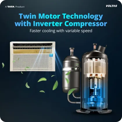 Voltas 185INV Topaz 1.5 Ton 5 Star 2026 Inverter Window AC
